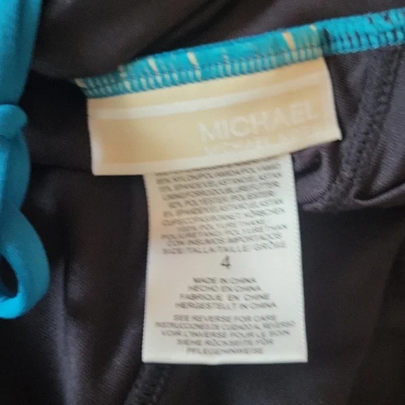 MICHAEL Michael Kors Ruffle Deep V One Piece Swimsuit - Picture 4 of 5